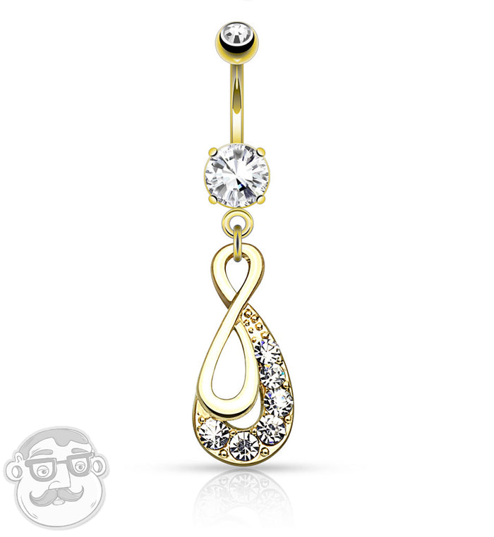 Infinity belly button rings store