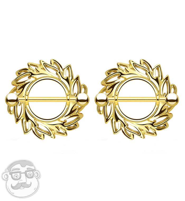 Gold Nipple Rings Gold Nipple Barbells Gold Nipple Jewelry Page 2