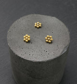 Gold PVD Beaded Hexagon Internally Threaded Titanium Top