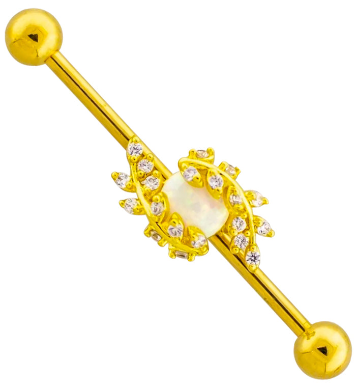 White gold industrial barbell online