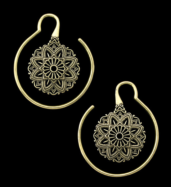 Hanging Mandala retailer Brass Ear Weights