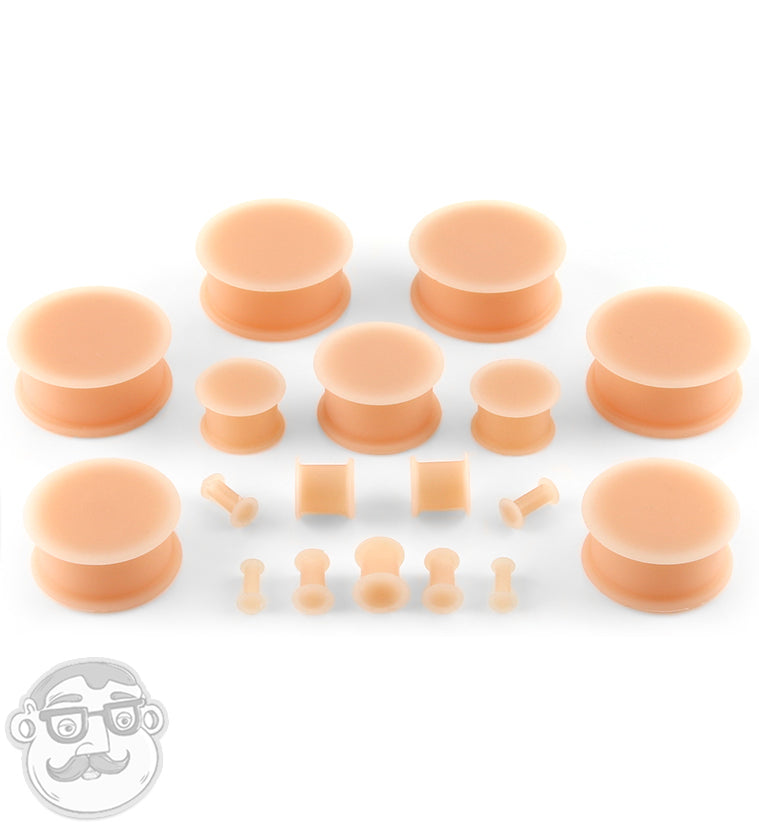 Kaos Silicone Hider Plugs V1 (6 Gauge - 1 Inch) | UrbanBodyJewelry.com