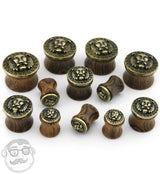 Golden Lion Rosewood Plugs