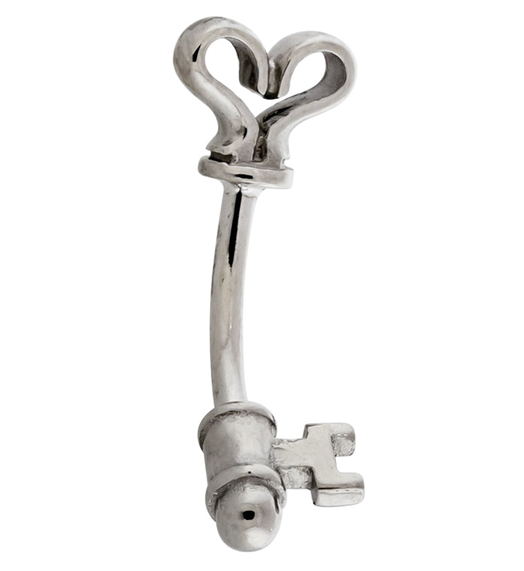 Love Key Curved Barbell