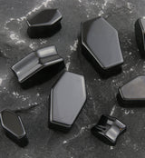 Obsidian Stone Coffin Plugs