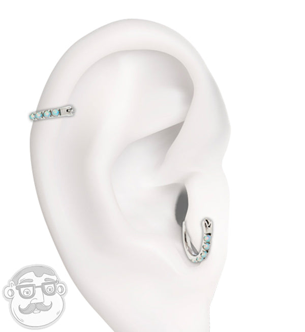 16G Opalite Tragus Clicker