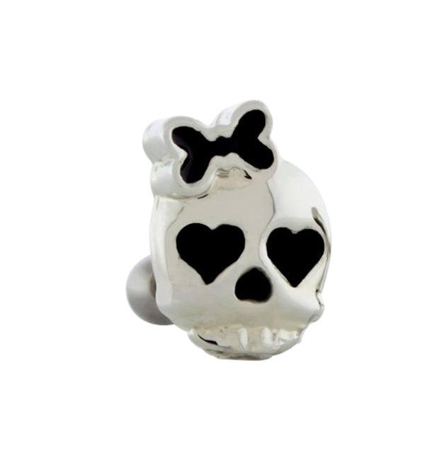 16G Punk Skull Cartilage Barbell