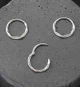 Ripple Stainless Steel Hinged Segment Ring