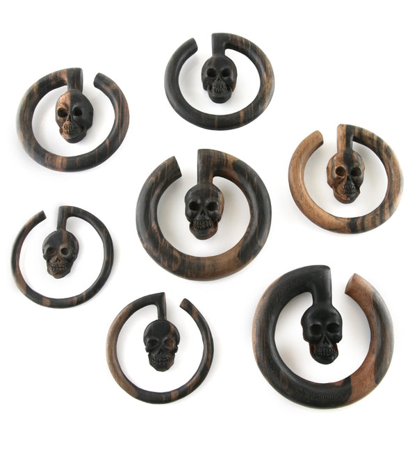 Skull Wooden Hoop Hangers