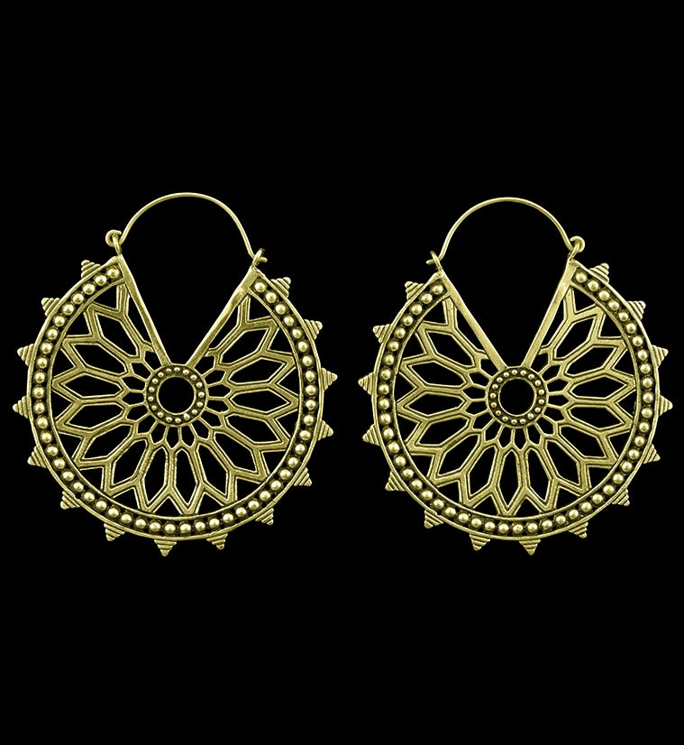 Solstice Brass Earrings / Hangers