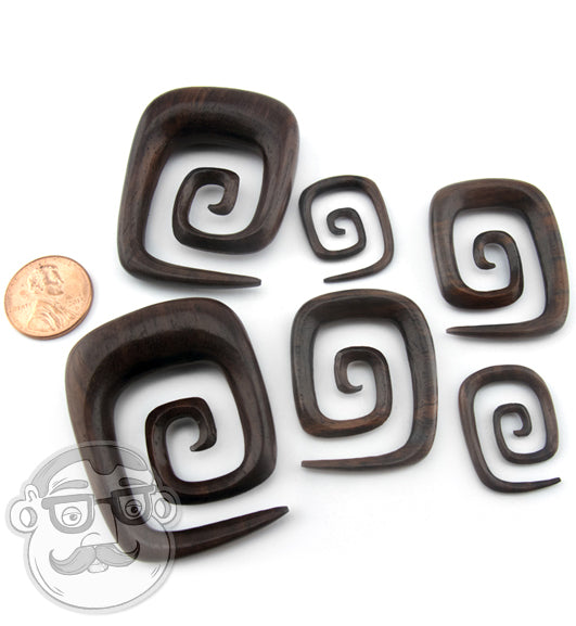 Sono Wood Square Spirals