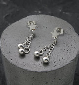 Star Dangle Stainless Steel Earrings