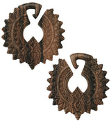 Tribal Areng Wooden Ear Weights