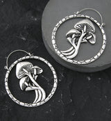 Triple Mushroom Stainless Steel Plug Hoops