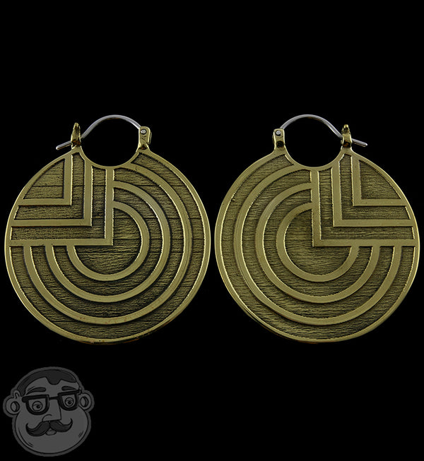 Verge Brass Earrings / Weights