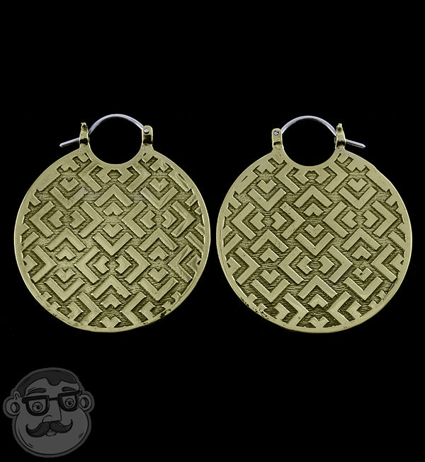 Westerly Brass Earrings / Weights