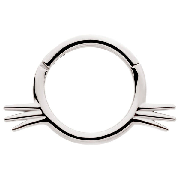 Whiskers Stainless Steel Hinged Segment Ring